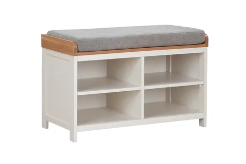 Mellor Hall Storage Bench - Cashmere