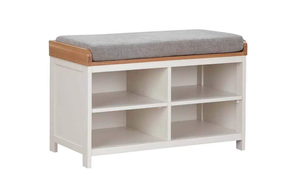 Mellor Hall Storage Bench - Cashmere