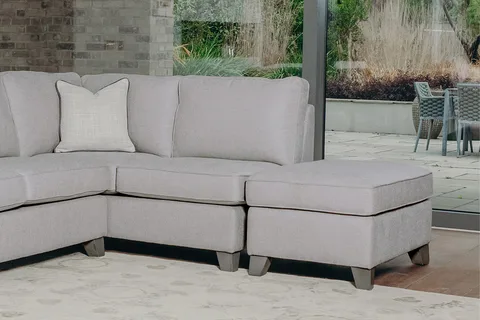 Cantrell Ottoman - Light Grey
