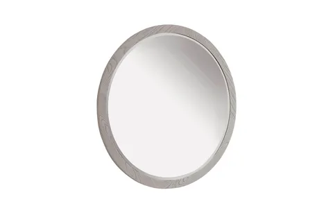 Mondello Mirror Round - Washed Oak