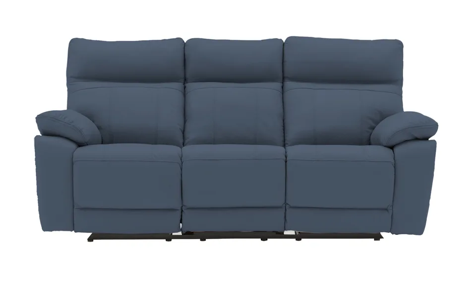 Positano 3 Seater Manual Recliner - Indigo