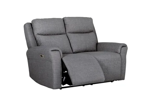 Russo 2 Seater Electric Recliner - Charcoal