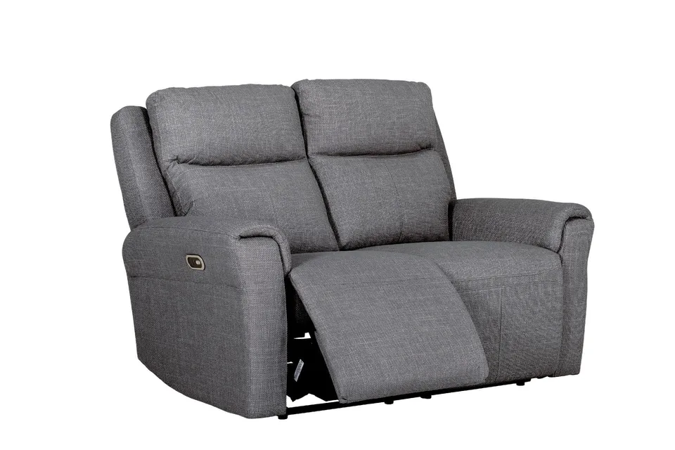 Russo 2 Seater Electric Recliner - Charcoal