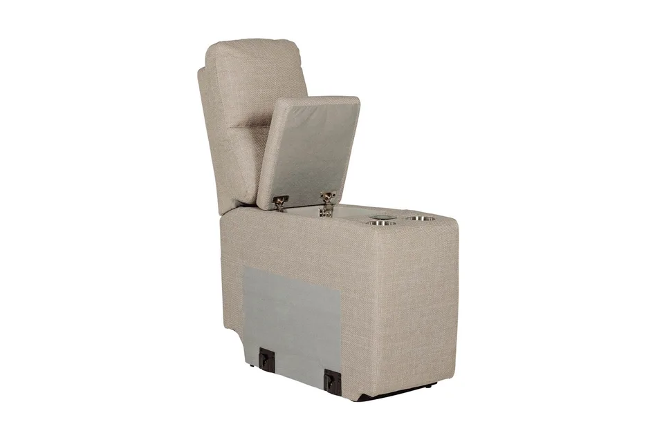 Russo Console Sectional - Mushroom