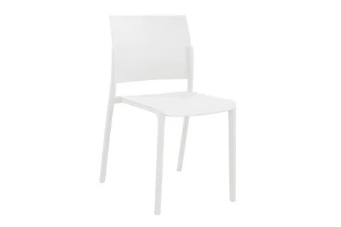 Kael Stacking Chair - White