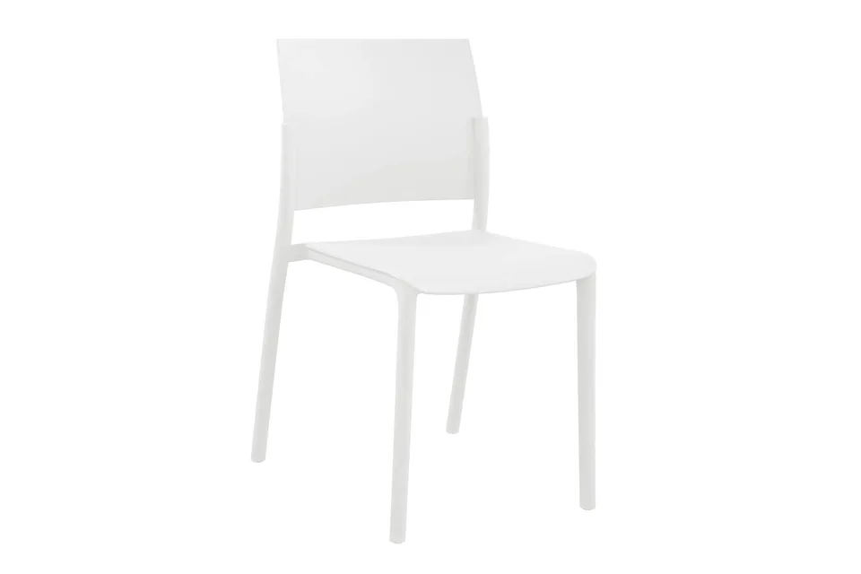 Kael Stacking Chair - White