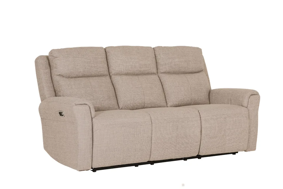 Russo 3 Seater Electric Recliner - Mushroom
