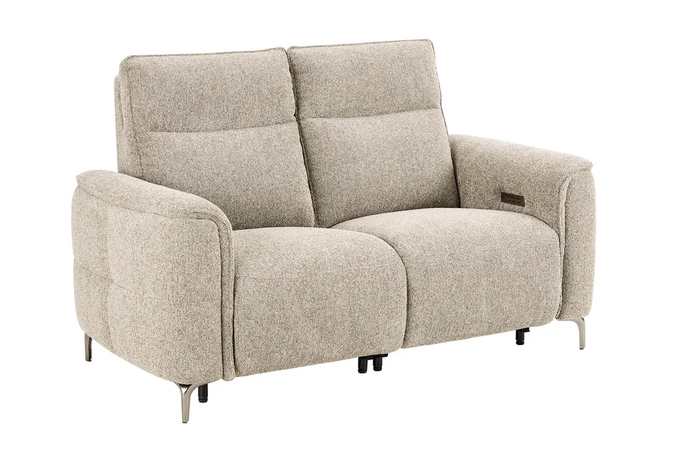 Kaedon 2 Seater Electric Recliner - Natural