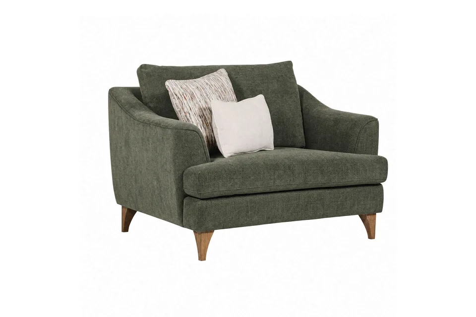 Fletcher Snuggle Chair - Green
