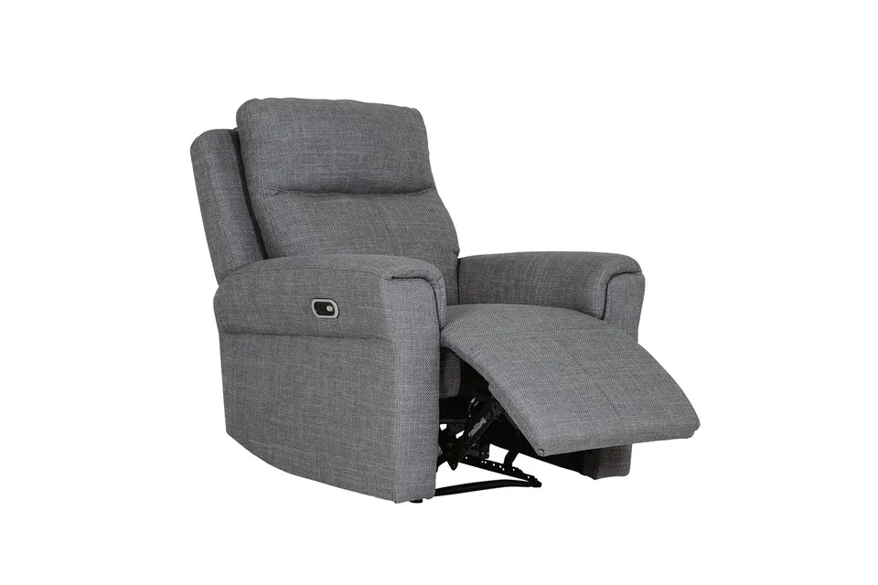 Russo 1 Seater Electric Recliner - Charcoal