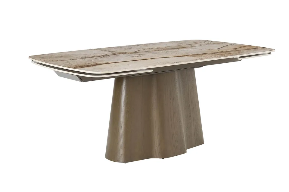 Cortara Extension table - 1800/2600 / Smoked Oak