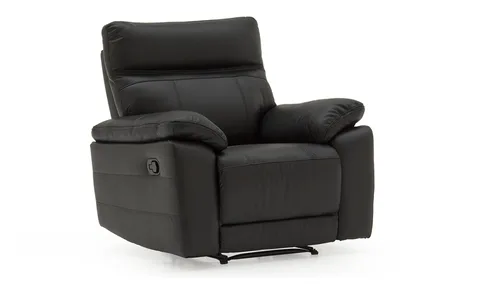 Positano 1 Seater Manual Recliner - Black