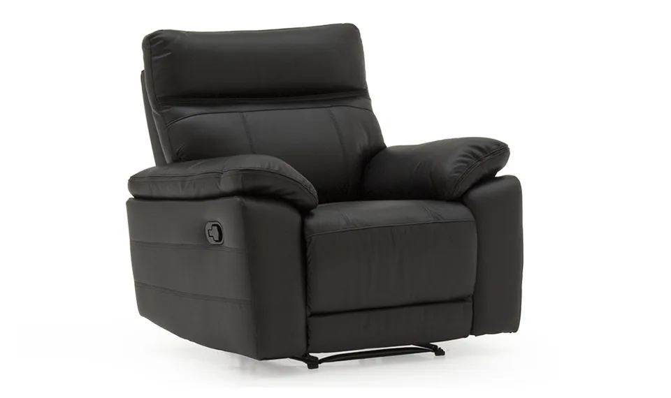 Positano 1 Seater Manual Recliner - Black