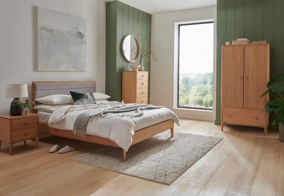 Hadley Bed - 5ft / Oak Natural