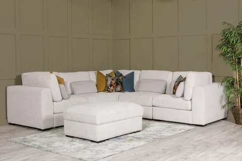 Humphrey Corner Arm Sectional - Light Grey