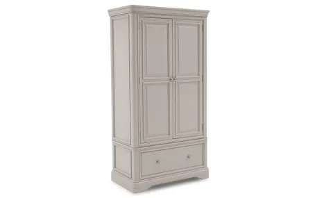 Mabel Wardrobe - 2 Door/1 Drawer - Taupe