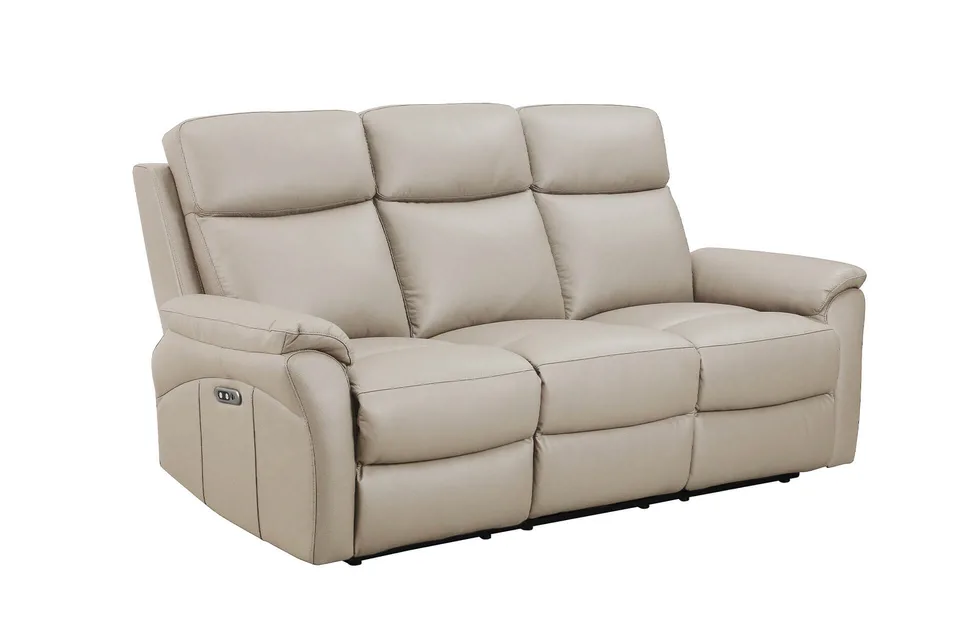Nardo 3 Seater Electric Recliner - Cashmere