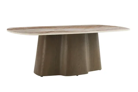 Cortara Coffee Table - Smoked Oak