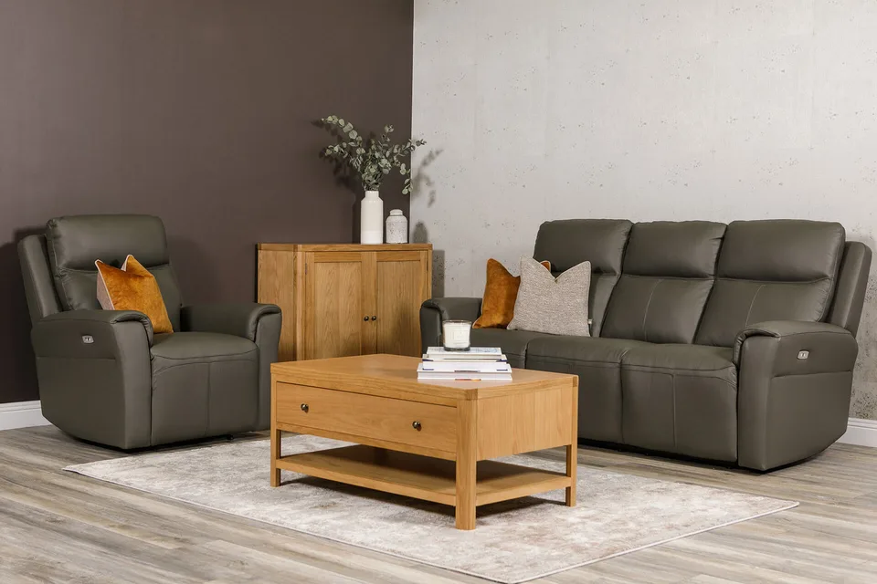 Russo 1 Seater Electric Recliner - Ash
