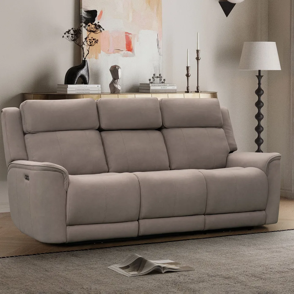 Balmoral Home Langford Reclining Seating - 3 Seater with Drop-Down Table