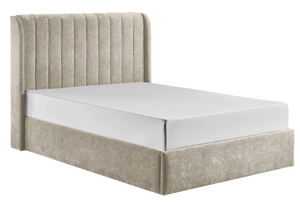 Honey B Frida Bed - Double (4ft6) / Beige