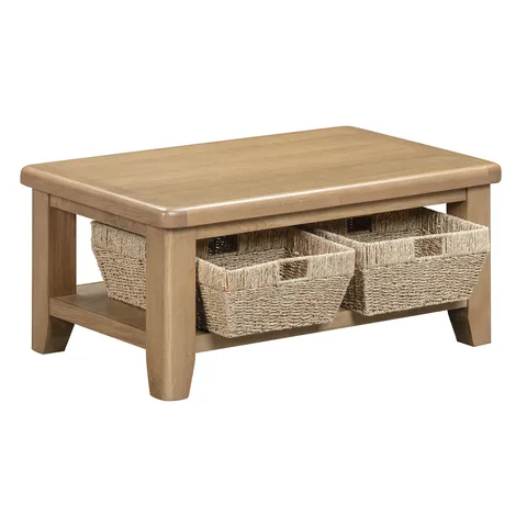 Balmoral Home Chatsworth Coffee Table - Rustic Oak