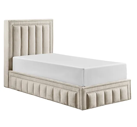 Honey B Amelia Bed - Double (4ft6) / Beige