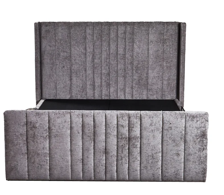 Honey B Clara Bed - Double (4ft6) / Grey