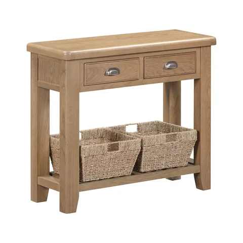Balmoral Home Chatsworth Console Table - Rustic Oak