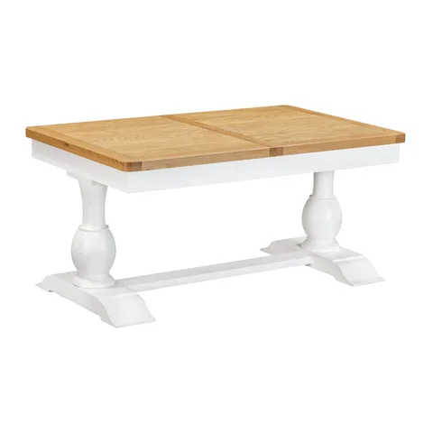 Balmoral Home Mayfair Extending Dining Table - Oak / White