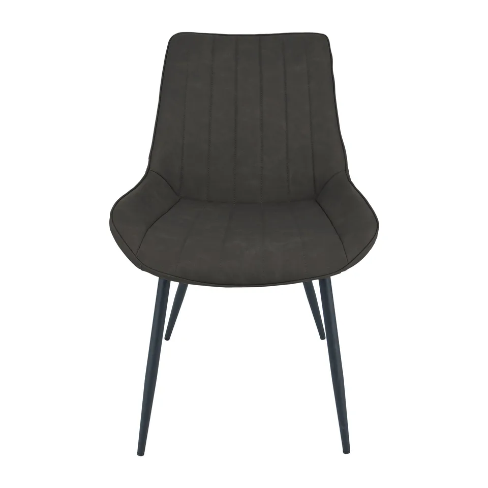 Balmoral Home Anglia Dining Chair - Charcoal PU