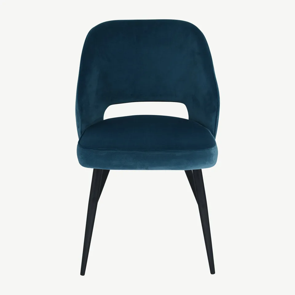 Balmoral Home Sutton Dining Chair - Teal Velvet