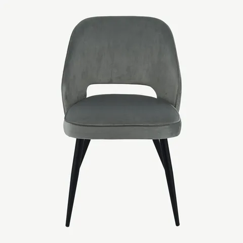 Balmoral Home Sutton Dining Chair - Grey Velvet