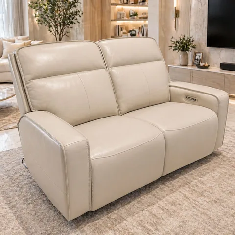 Balmoral Home Sloane Reclining Seating - 2 Seater / Cream Leather