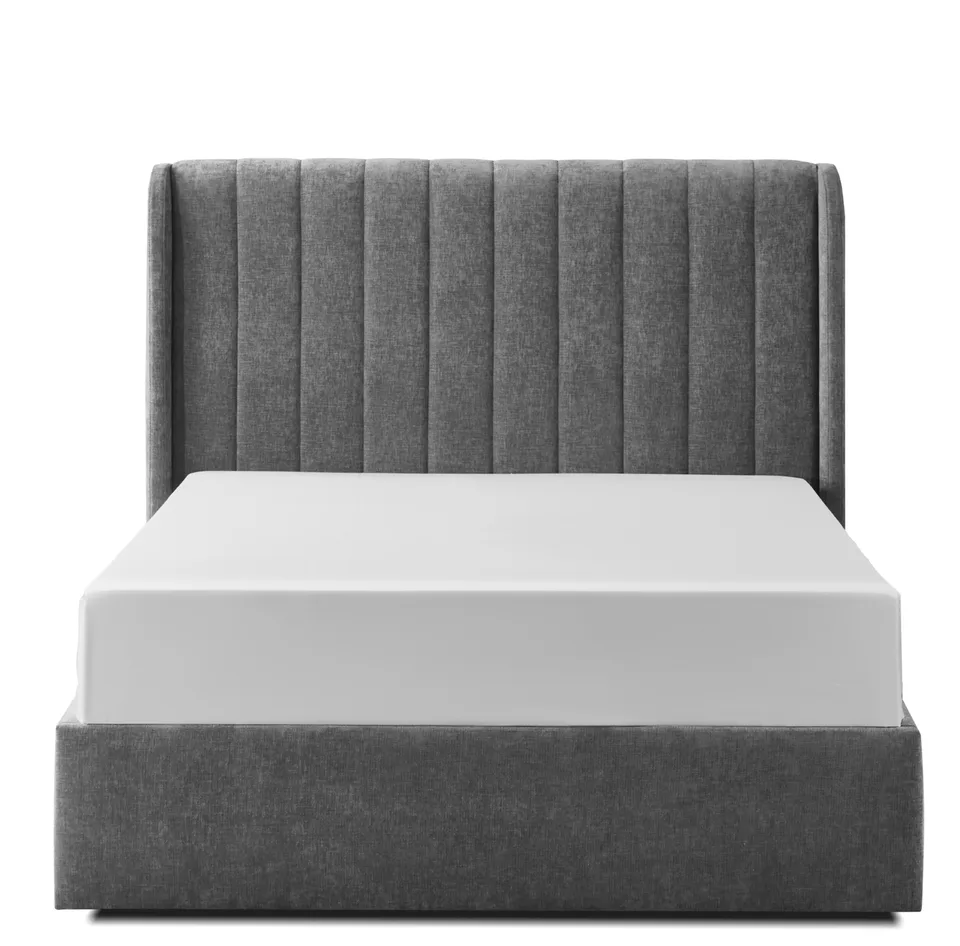 Honey B Frida Bed - Double (4ft6) / Grey