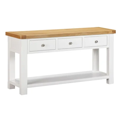 Balmoral Home Mayfair Console Table - Oak / White
