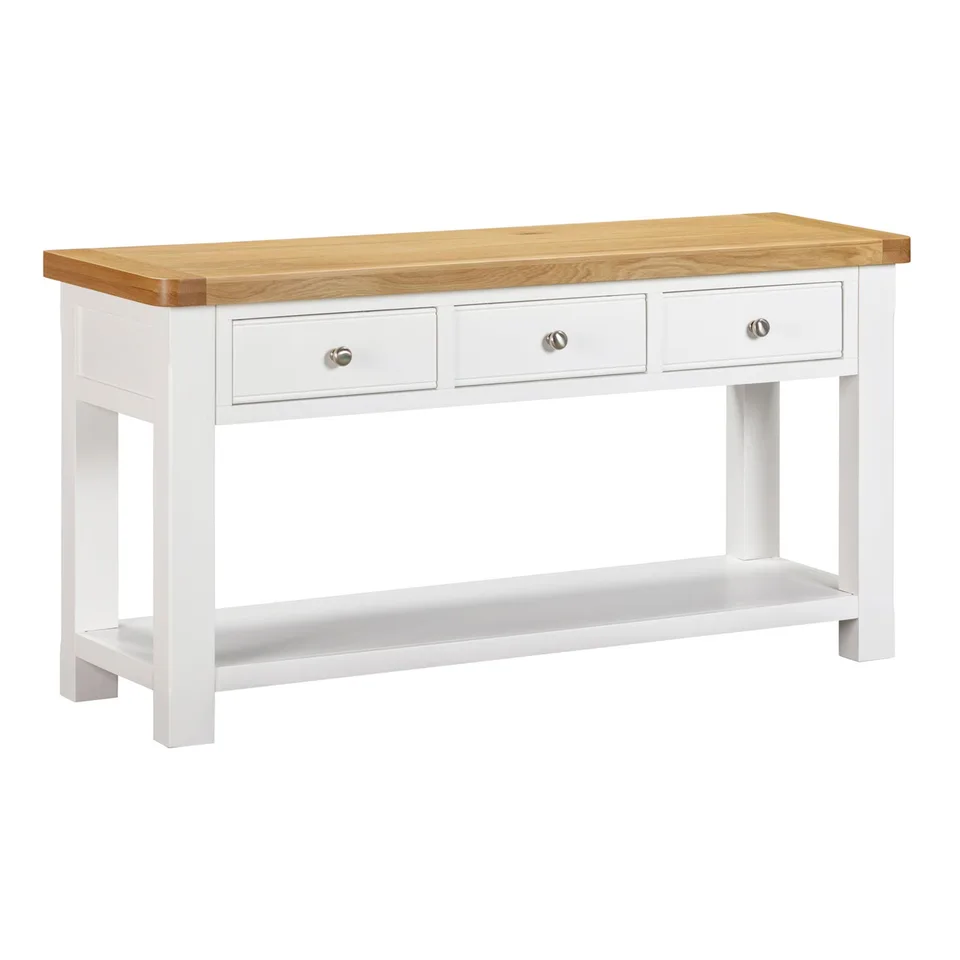 Balmoral Home Mayfair Console Table - Oak / White