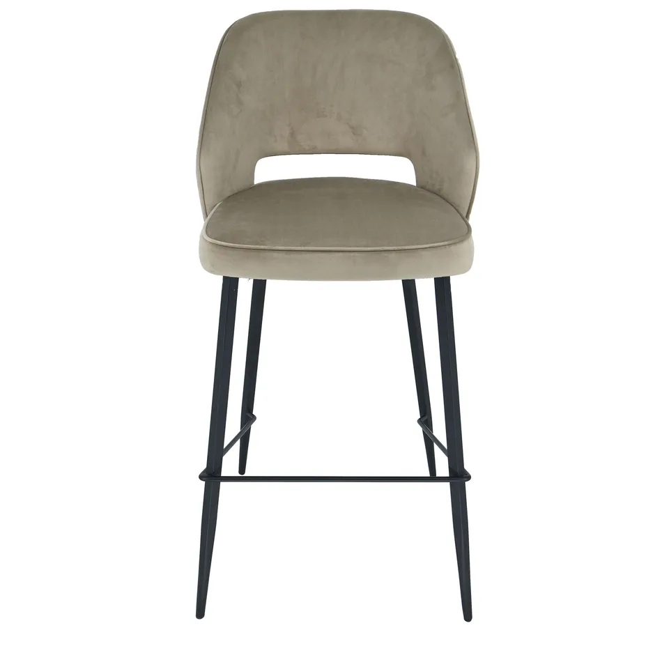 Balmoral Home Sutton Bar Stool - Mink Velvet