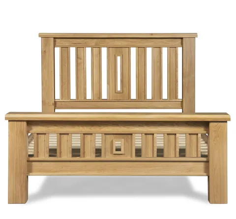 Honey B Sligo Bed - Double (4ft6) / Light Oak