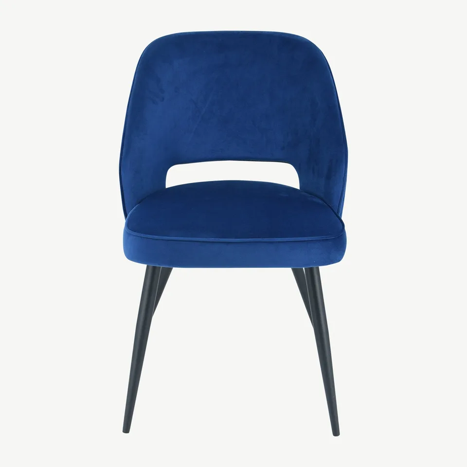 Balmoral Home Sutton Dining Chair - Navy Velvet
