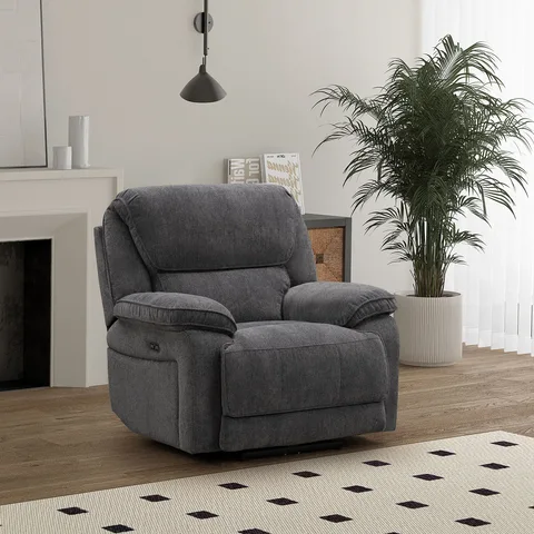 Balmoral Home Seymour Reclining Seating - 1 Seater / Charcoal Fabric