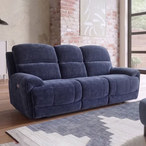 Balmoral Home Aspen Reclining Seating - 3 Seater / Navy Fabric