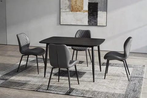 Balmoral Home Erin Dining Table - Black Dining Table