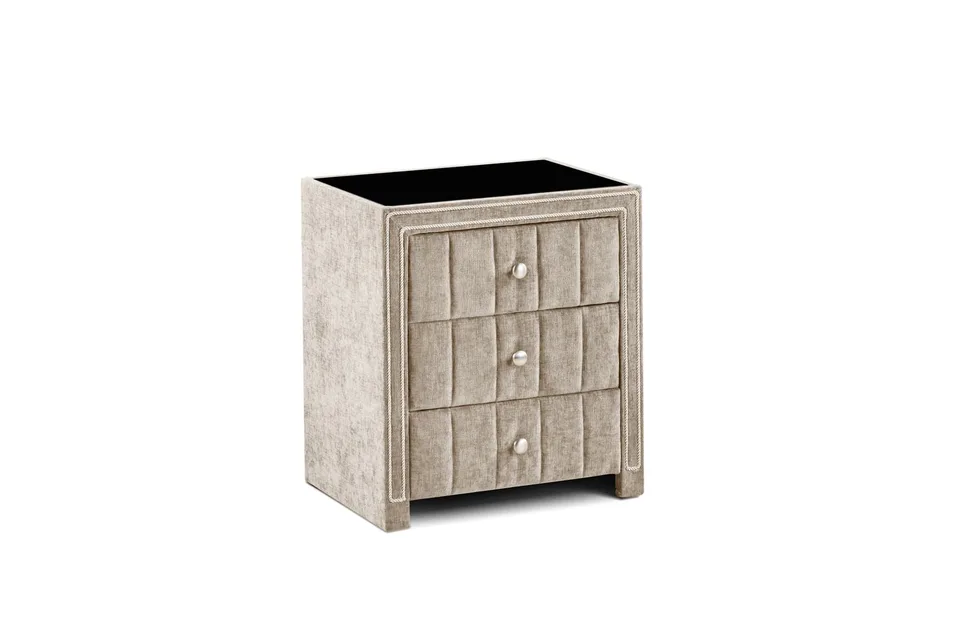 Honey B Amelia Bedside Locker - Beige