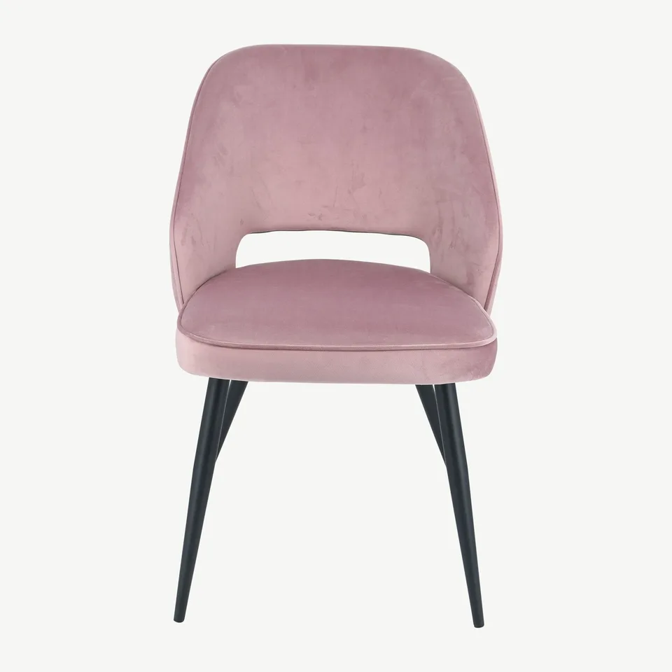 Balmoral Home Sutton Dining Chair - Pink Velvet