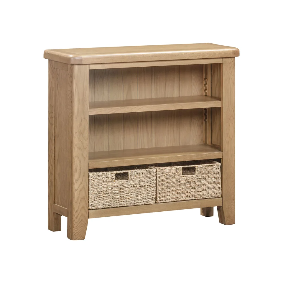 Balmoral Home Chatsworth Small Bookcase - Rustic Oak