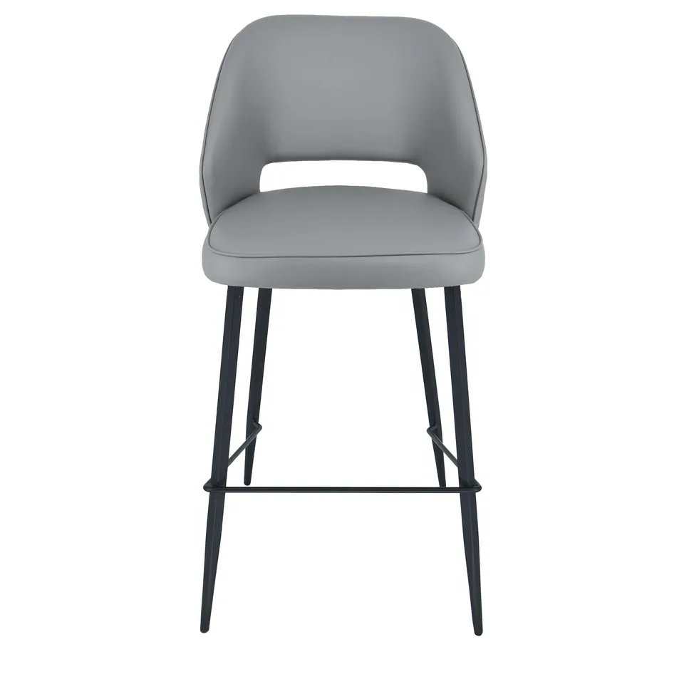 Balmoral Home Sutton Bar Stool - Light Grey PU