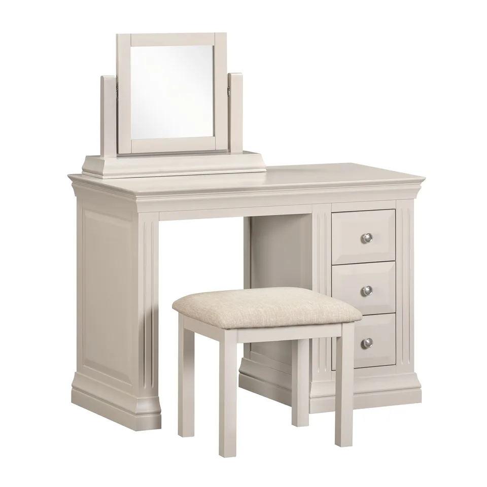 Balmoral Home Monaco Dressing Table, Stool and Mirror - Painted Taupe