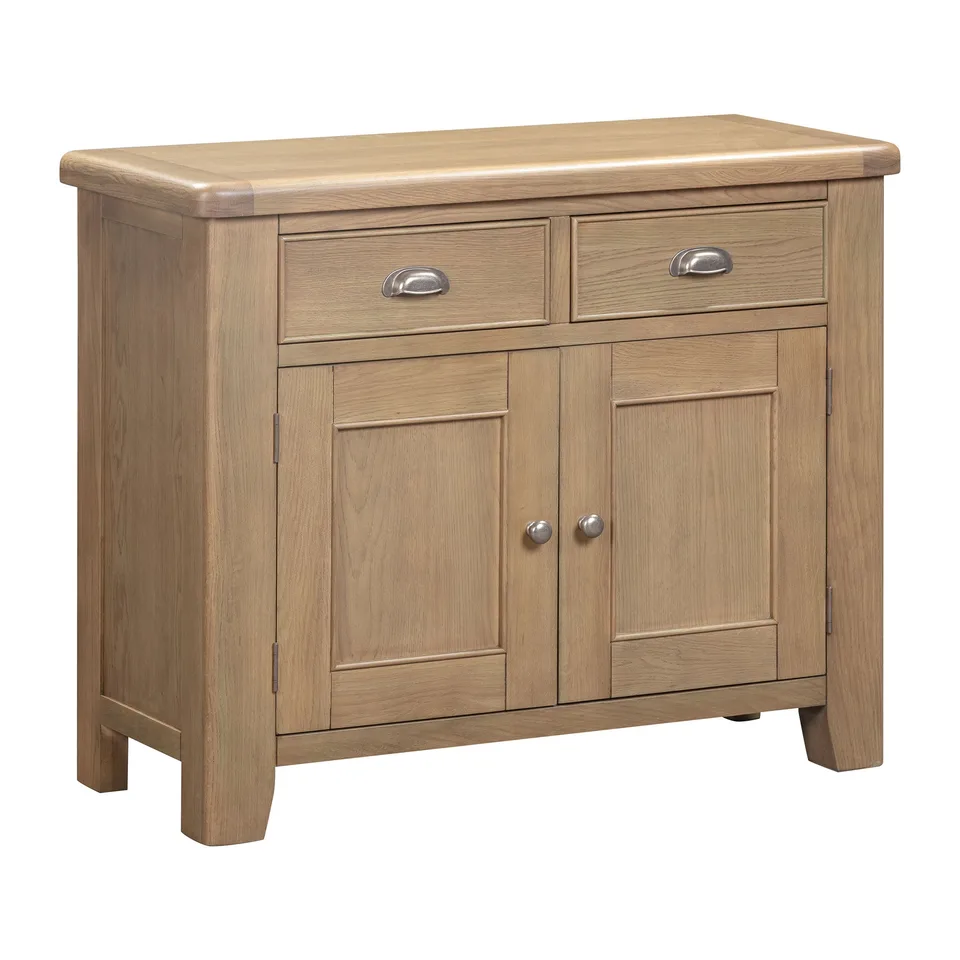 Balmoral Home Chatsworth 2 Drawer 2 Door Sideboard - Rustic Oak