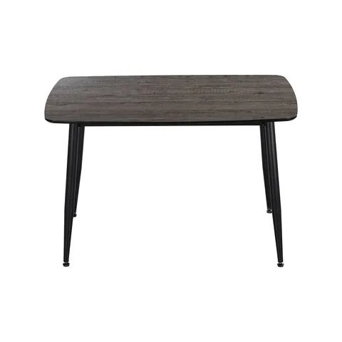 Balmoral Home Erin Dining Table and Four Lily Chairs - Grey Dining Table / Brown PU